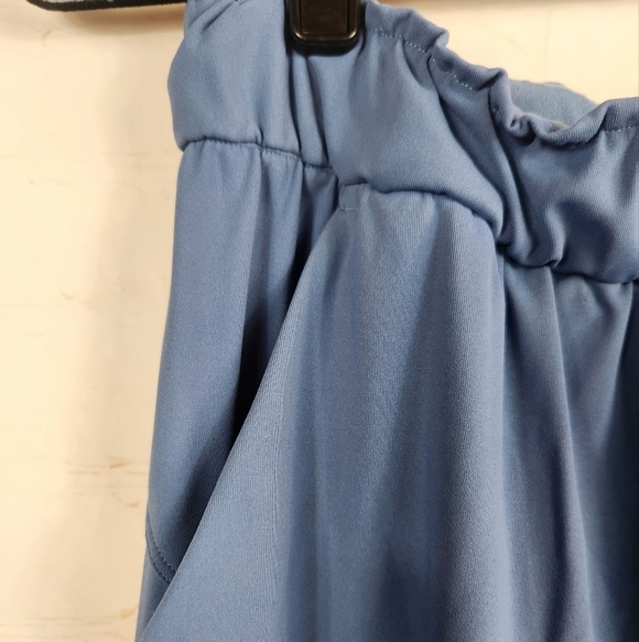 Lululemon Athleisure Stretch High-Rise Travel Casual 7/8 Pants Soft Denim 8 - Picture 5 of 11